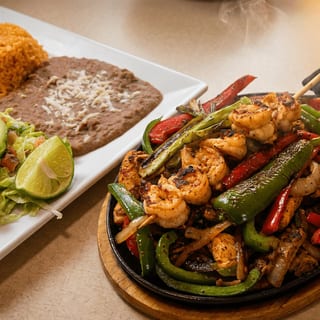 Fajitas Mixta (Chicken, Steak, Shrimp)